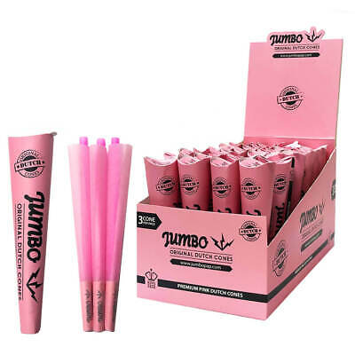 Jumbo Cones King Size 3 Pack, Pink -Packs