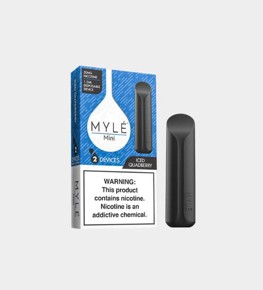 MYLE Mini - Iced Quad Berry disposable vape - 10 Count Box