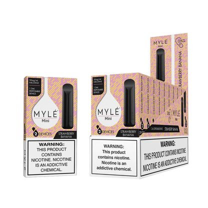 MYLÉ Mini – Strawberry Banana Disposable Device - 10 Count Box