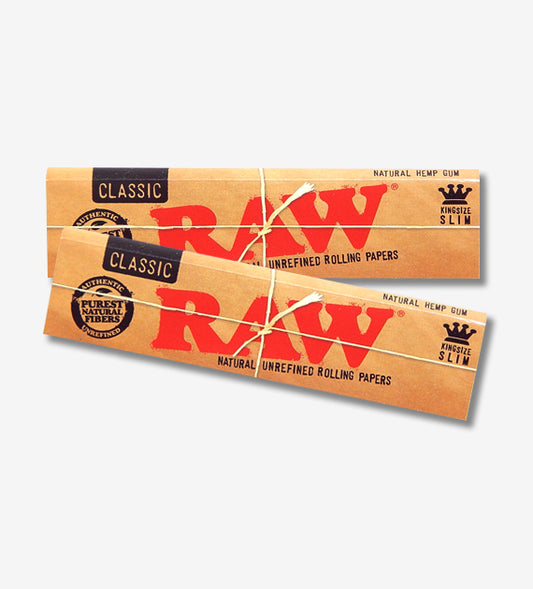 Raw Classic King Size Slim Rolling PaperPacks