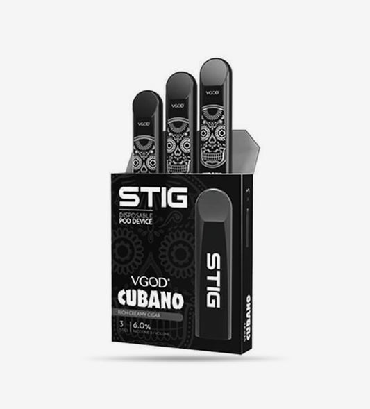 Stig Disposible Pod System - Cubano - 10 Count disposable vape