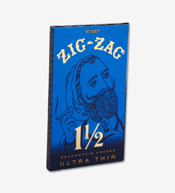1 BOX of 24 PACKS - ZIG ZAG ORIGINAL WHITE ROLLING PAPERS - FREE